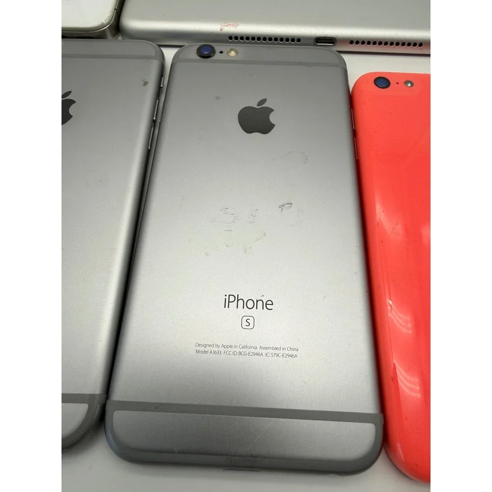 Apple iPhone iPad Lot 9 Devices Untested For Parts iPhone SE 6s 5c 4s iPad